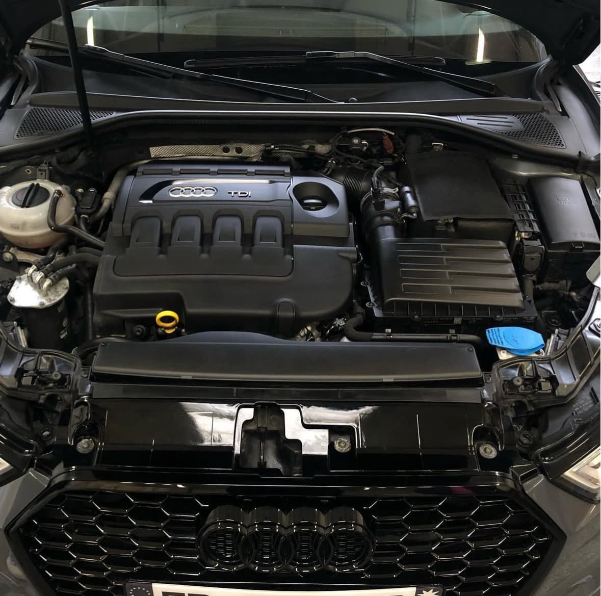 Dégraissage moteur Audi TDI à Talence à Bordeaux — Après