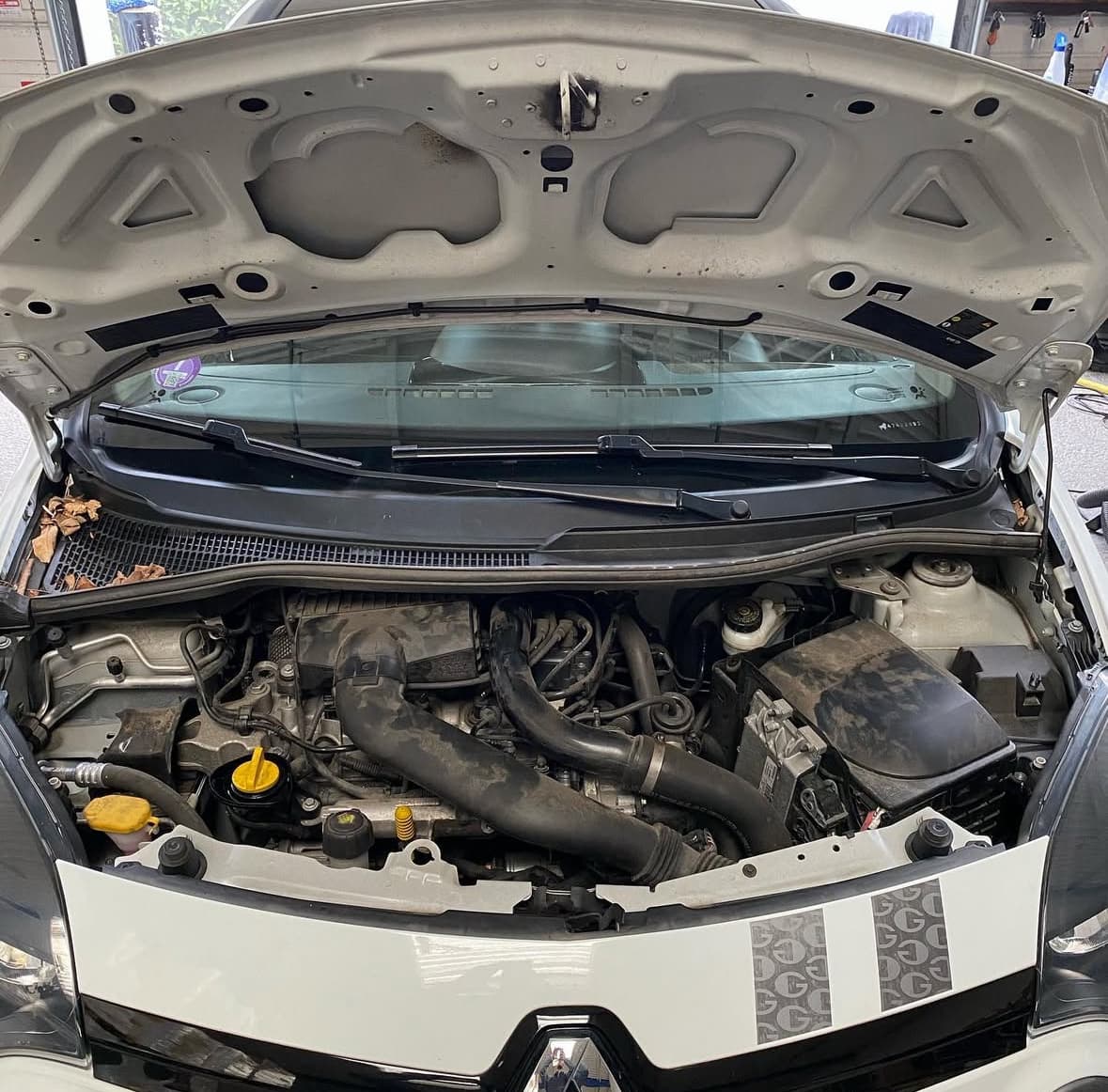 Dégraissage moteur Renault à Jacou à Montpellier — Avant