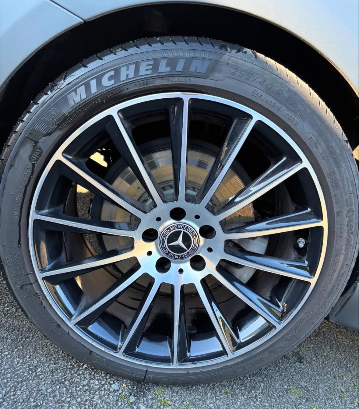 Décontamination jantes Mercedes AMG à Cannes à Nice — Après