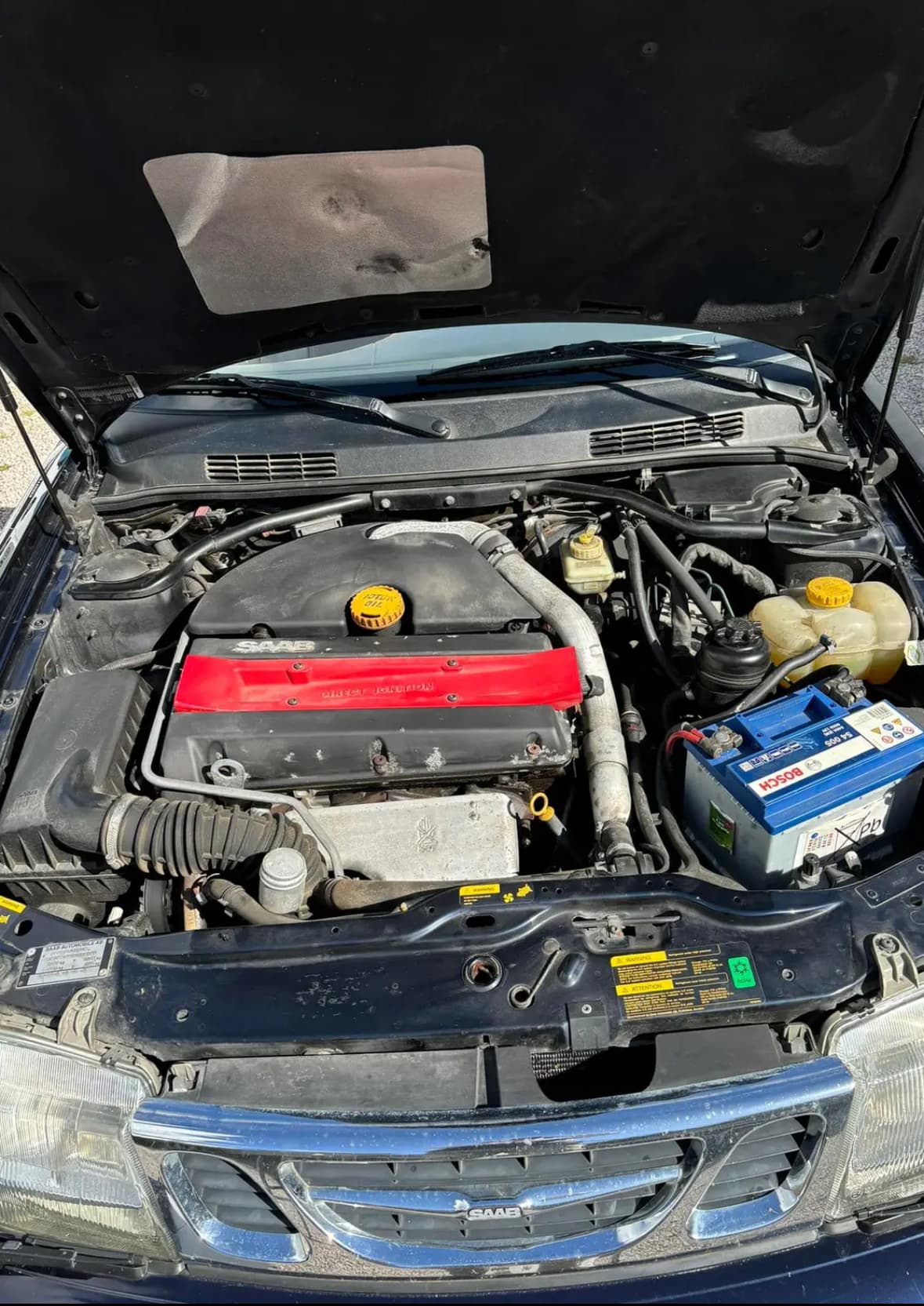 Dégraissage moteur Saab à Geispolsheim à Strasbourg — Avant